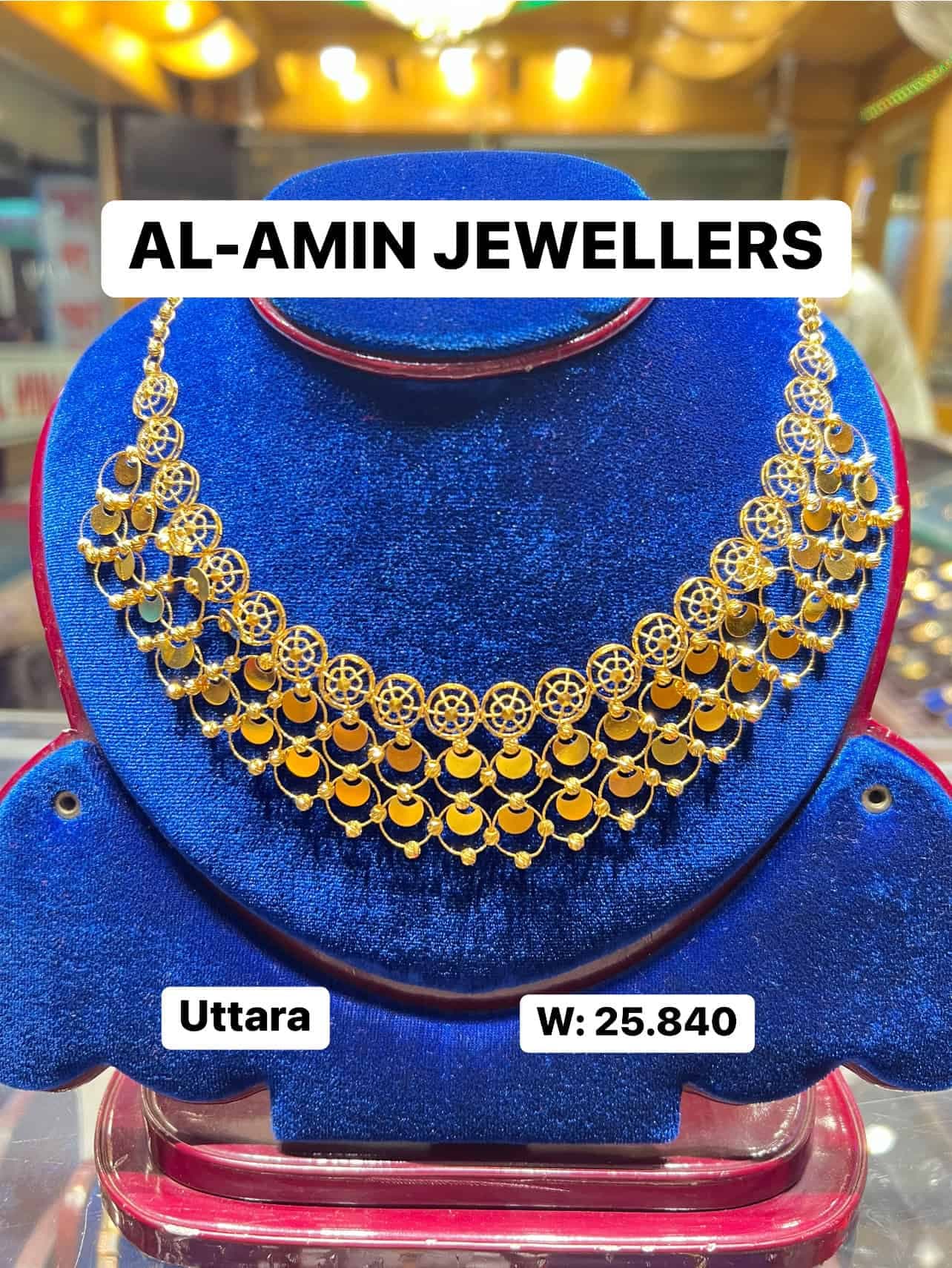 Dubai Exclusive Mirror Necklace