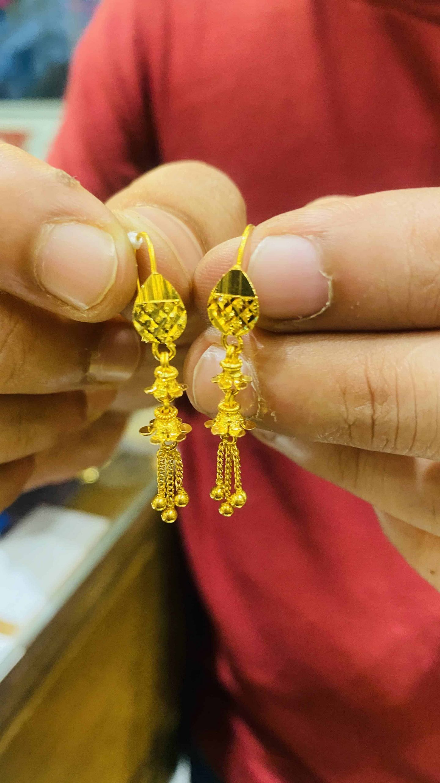 Gold Hoop Earrings Design From 5,500 Onwards || Gold Bali Design || Daily  Wear Earrings @Crazy_Jena - YouTube